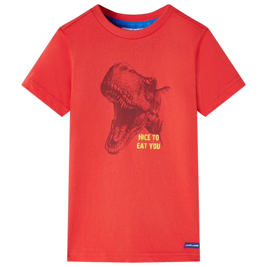 VidaXL Kindershirt 128 rood