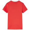 Vidaxl kindershirt 128 rood