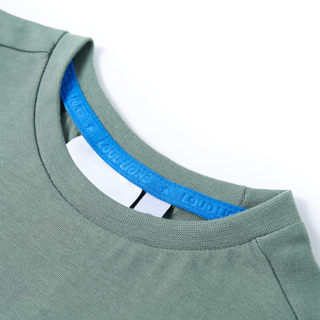 Vidaxl kindershirt 104 kakikleurig