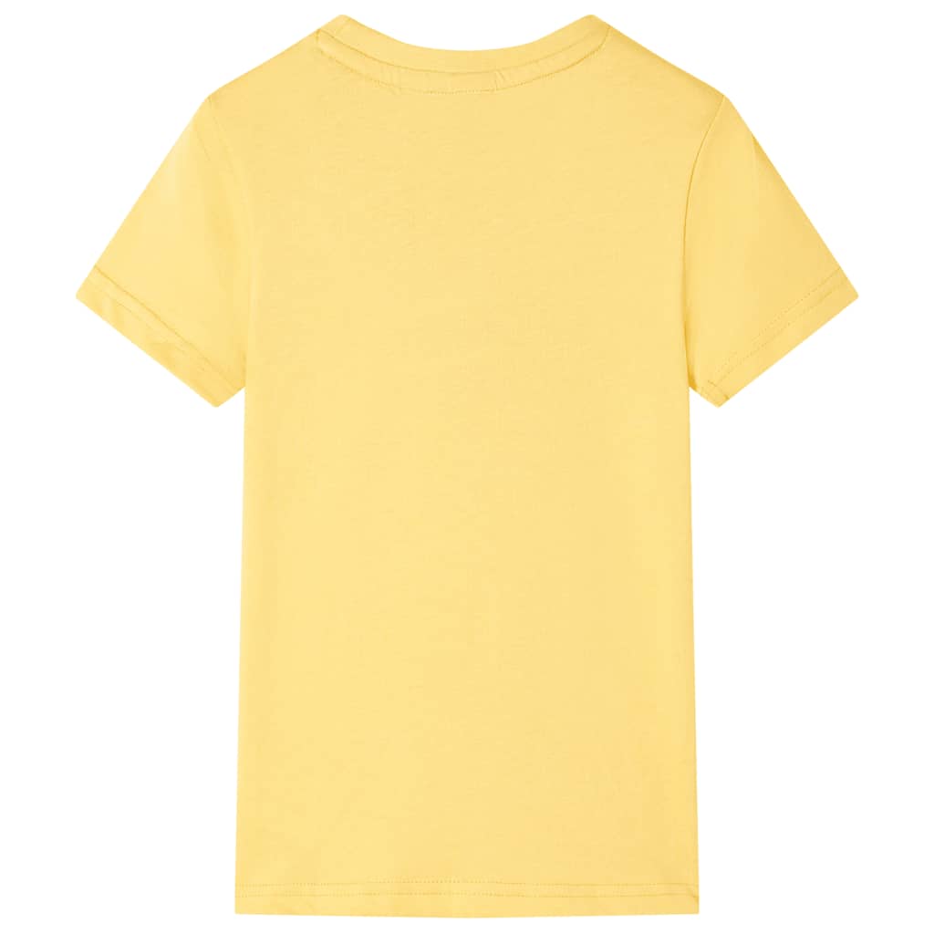 Vidaxl kindershirt 104 lichtokerkleurig
