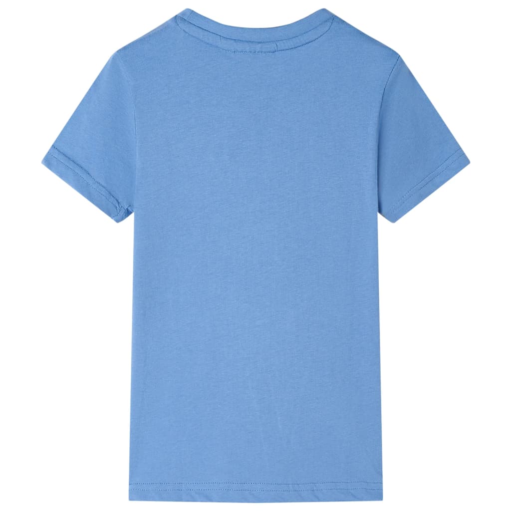 VidaXL Kindershirt 128 middelblauw