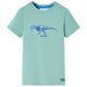 Vidaxl kindershirt 116 lichtkakikleurig