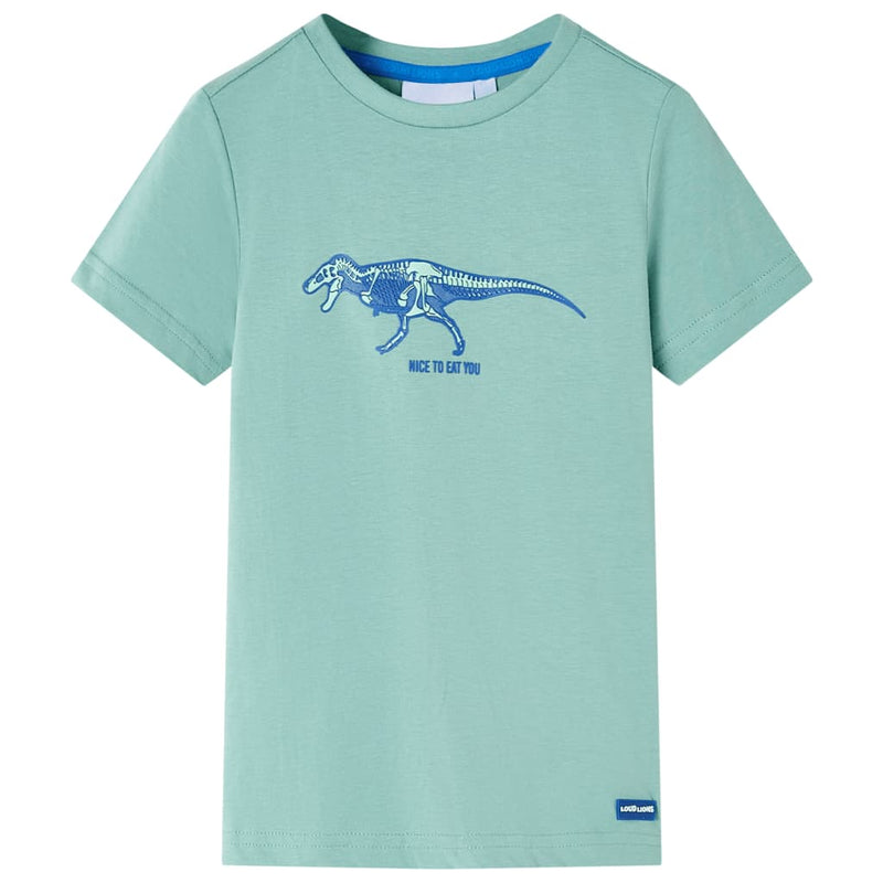 Vidaxl kindershirt 116 lichtkakikleurig