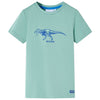 Vidaxl kindershirt 128 lichtkakikleurig