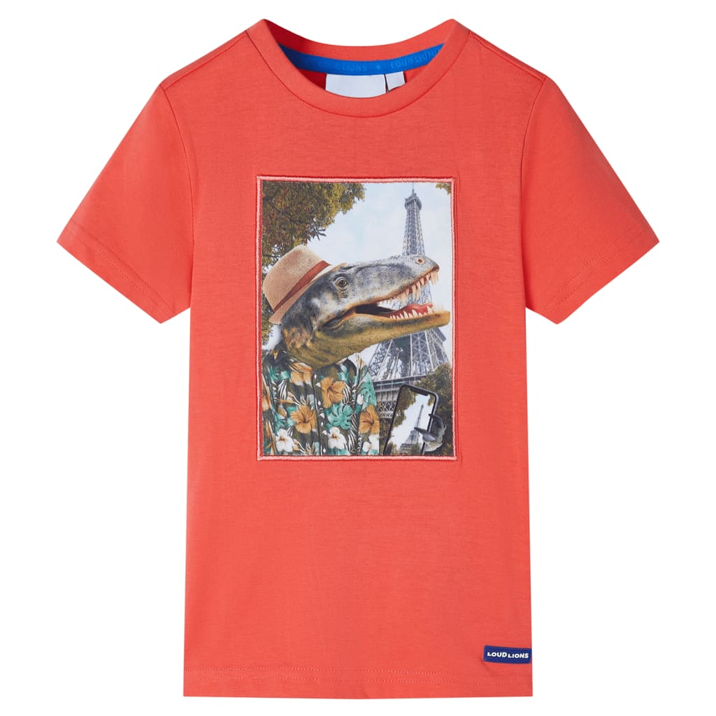VidaXL Kindershirt 116 lichtrood