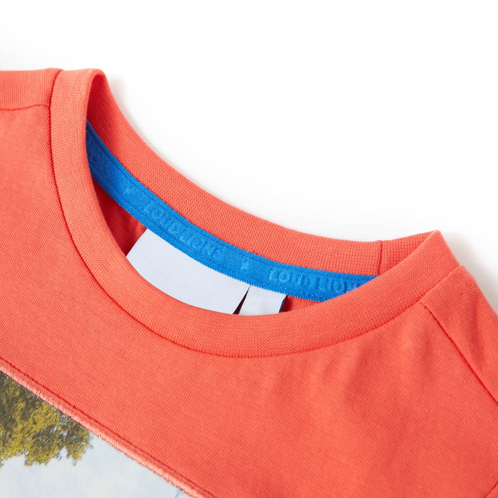 VidaXL Kindershirt 116 lichtrood