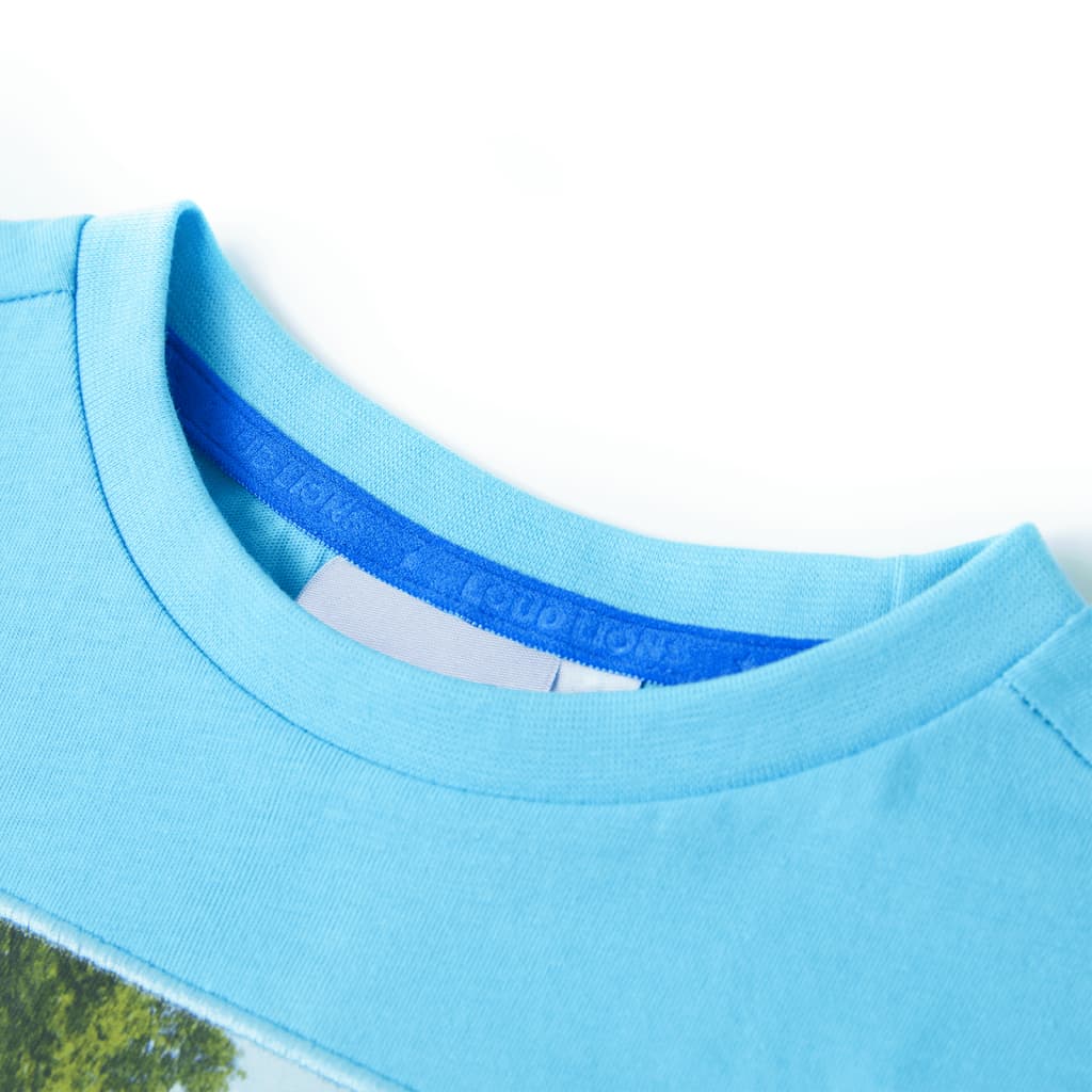 VidaXL Kindershirt 104 zeeblauw