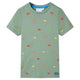 Vidaxl kindershirt met korte mouwen 116 kakikleurig
