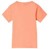 Vidaxl kindershirt 128 neonoranje