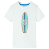Vidaxl kindershirt met korte mouwen 140 ecru
