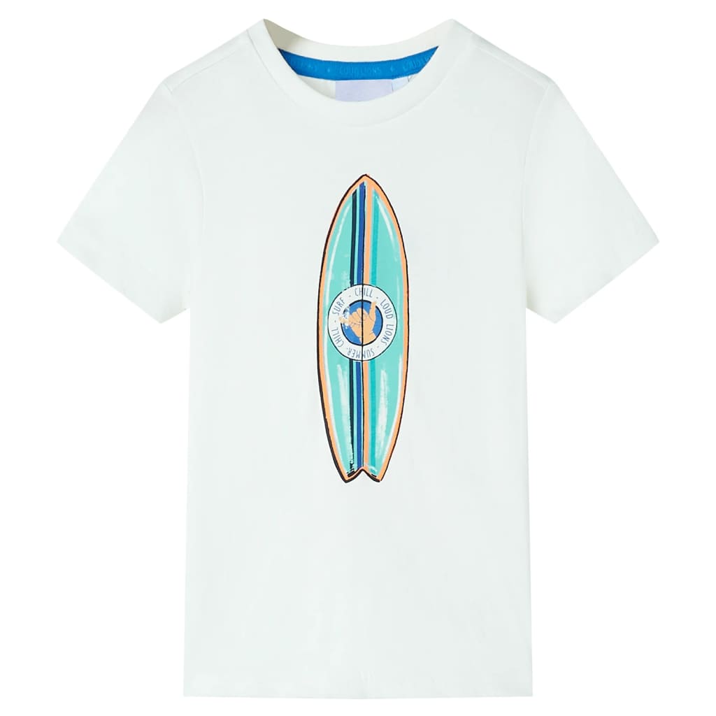 Vidaxl kindershirt met korte mouwen 140 ecru