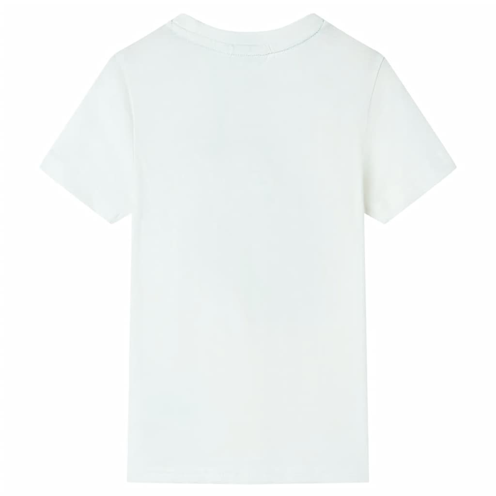Vidaxl kindershirt met korte mouwen 140 ecru