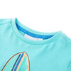 VidaXL Kindershirt met korte mouwen 92 zeeblauw