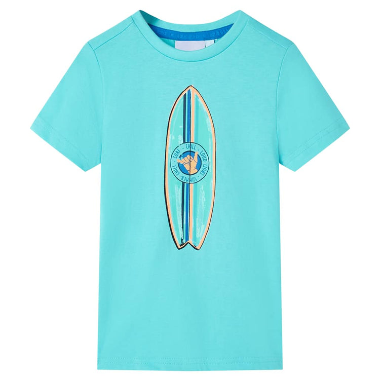 Vidaxl kindershirt met korte mouwen 116 zeeblauw