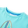Vidaxl kindershirt met korte mouwen 140 zeeblauw