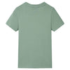VidaXL Kindershirt met korte mouwen 128 kakikleurig