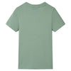 VidaXL Kindershirt met korte mouwen 140 kakikleurig