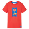 VidaXL Kindershirt met korte mouwen 92 rood