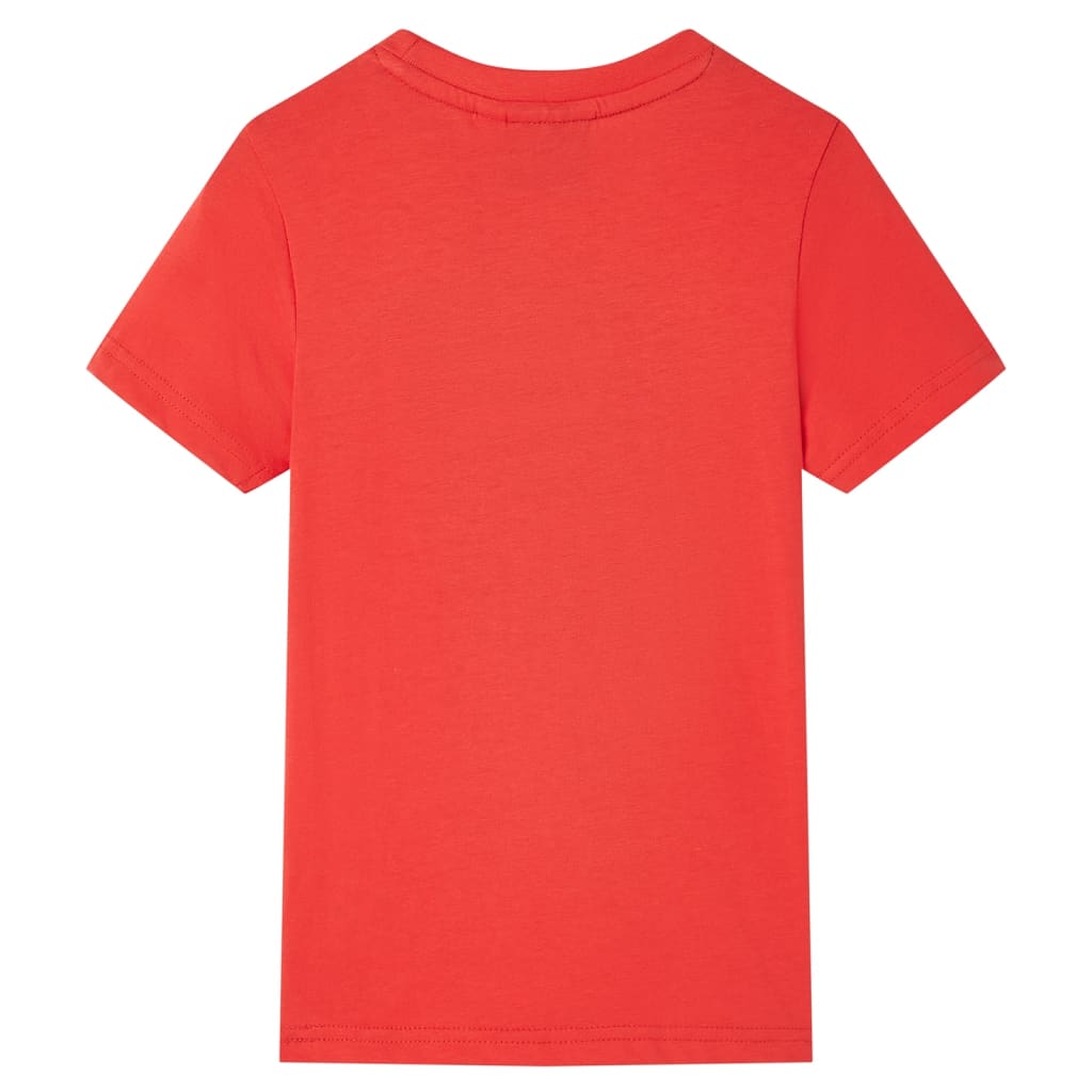 VidaXL Kindershirt met korte mouwen 92 rood