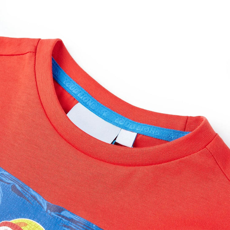 VidaXL Kindershirt met korte mouwen 92 rood