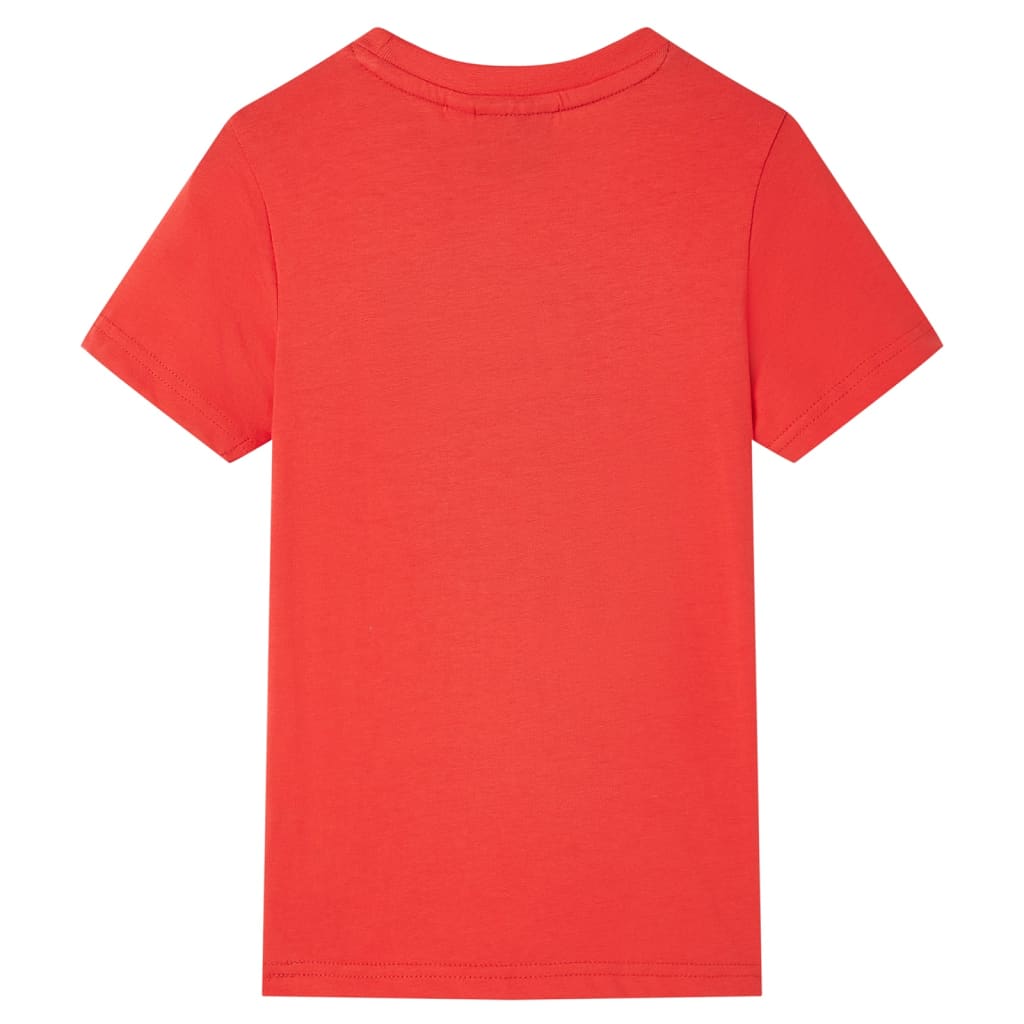 VidaXL Kindershirt met korte mouwen 104 rood