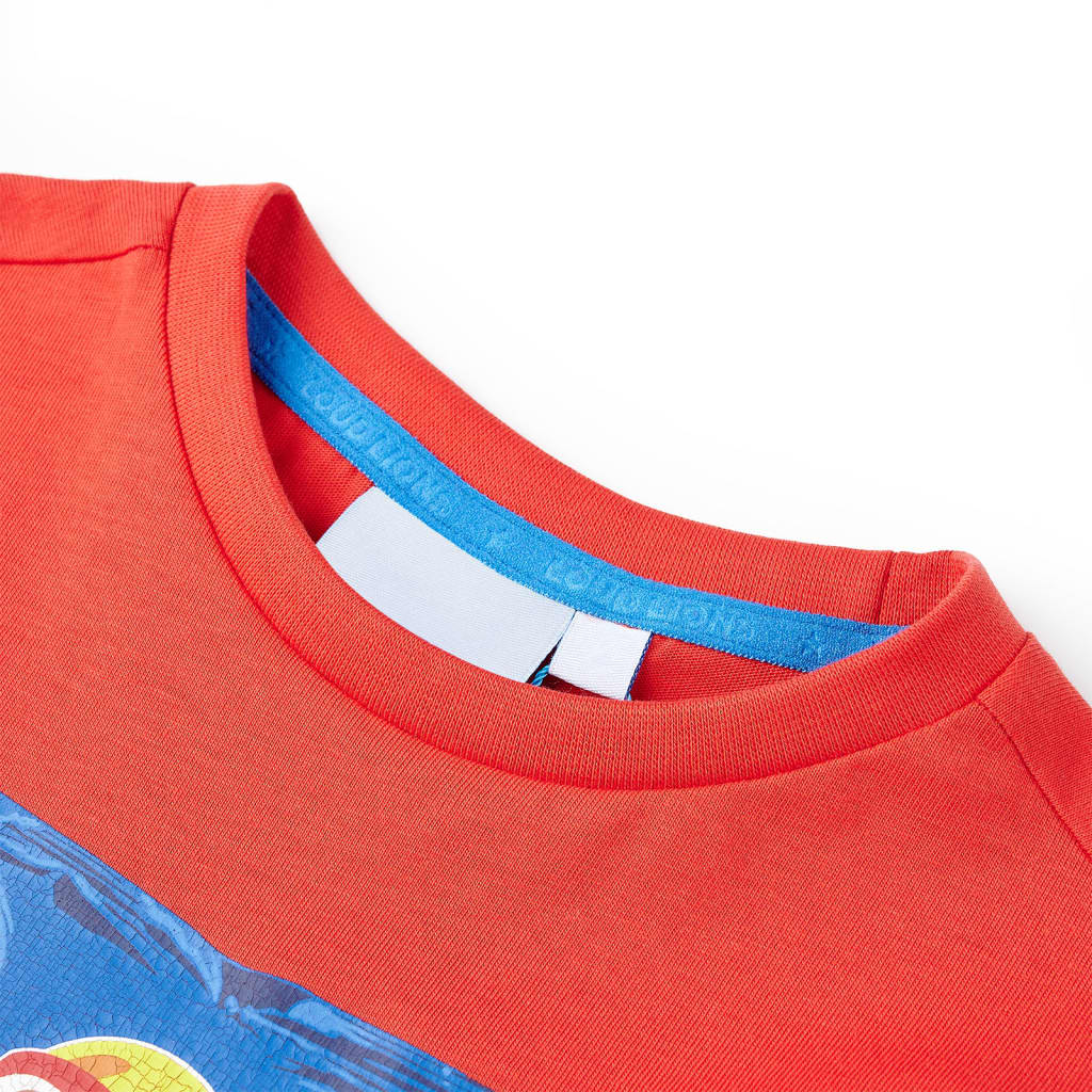 VidaXL Kindershirt met korte mouwen 104 rood