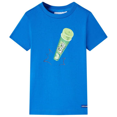 VidaXL Kindershirt 92 felblauw