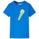 Vidaxl kindershirt 128 felblauw