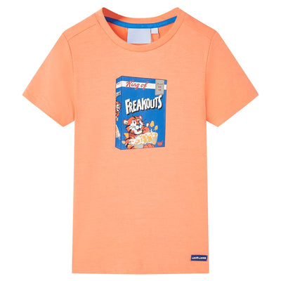 VidaXL Kindershirt met korte mouwen 116 neonoranje