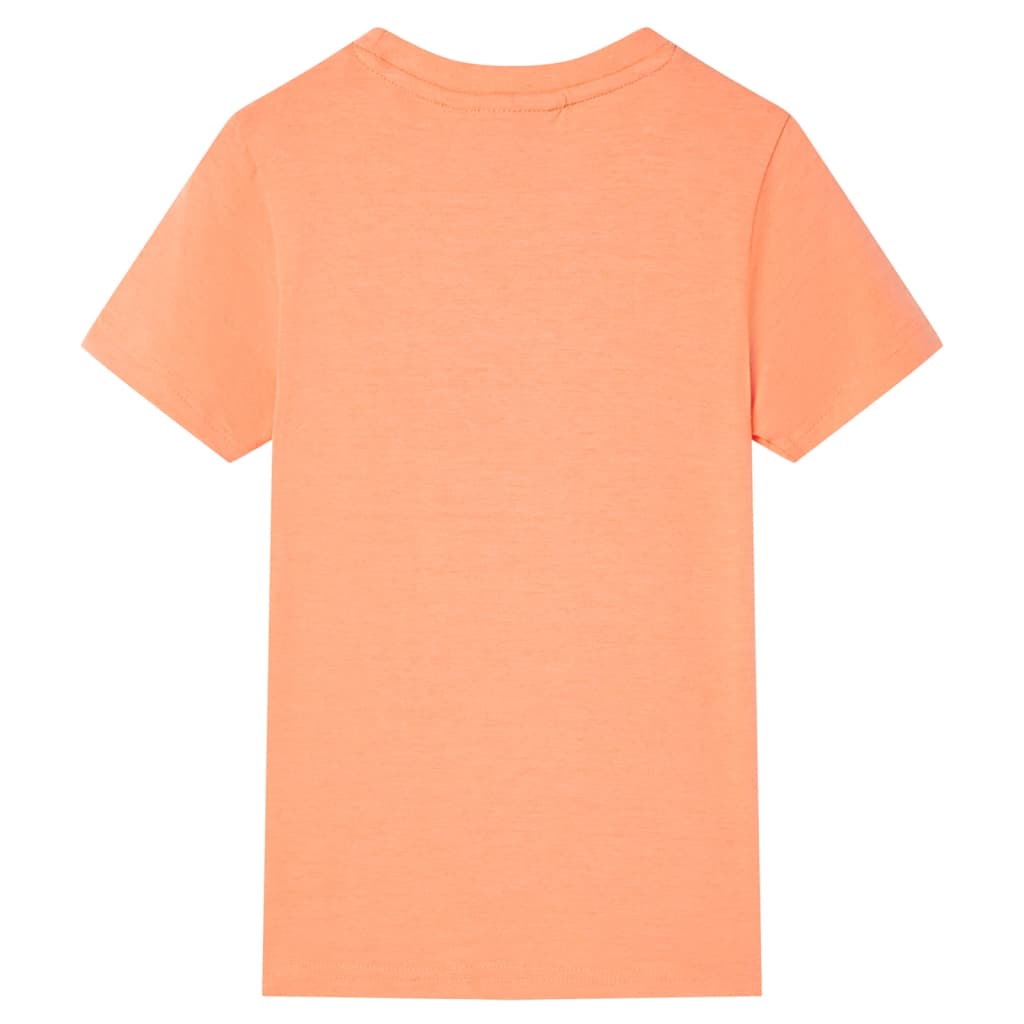 VidaXL Kindershirt met korte mouwen 116 neonoranje