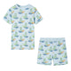 Vidaxl kinderpyjama met korte mouwen 140 lichtblauw