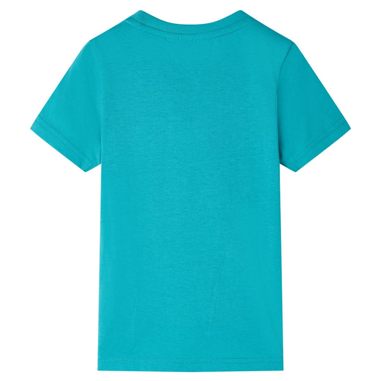 VidaXL Kindershirt met korte mouwen 92 donkermintkleurig