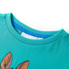VidaXL Kindershirt met korte mouwen 92 donkermintkleurig