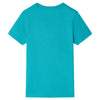 Vidaxl kindershirt met korte mouwen 128 donkermintkleurig
