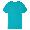 Vidaxl kindershirt met korte mouwen 140 donkermintkleurig