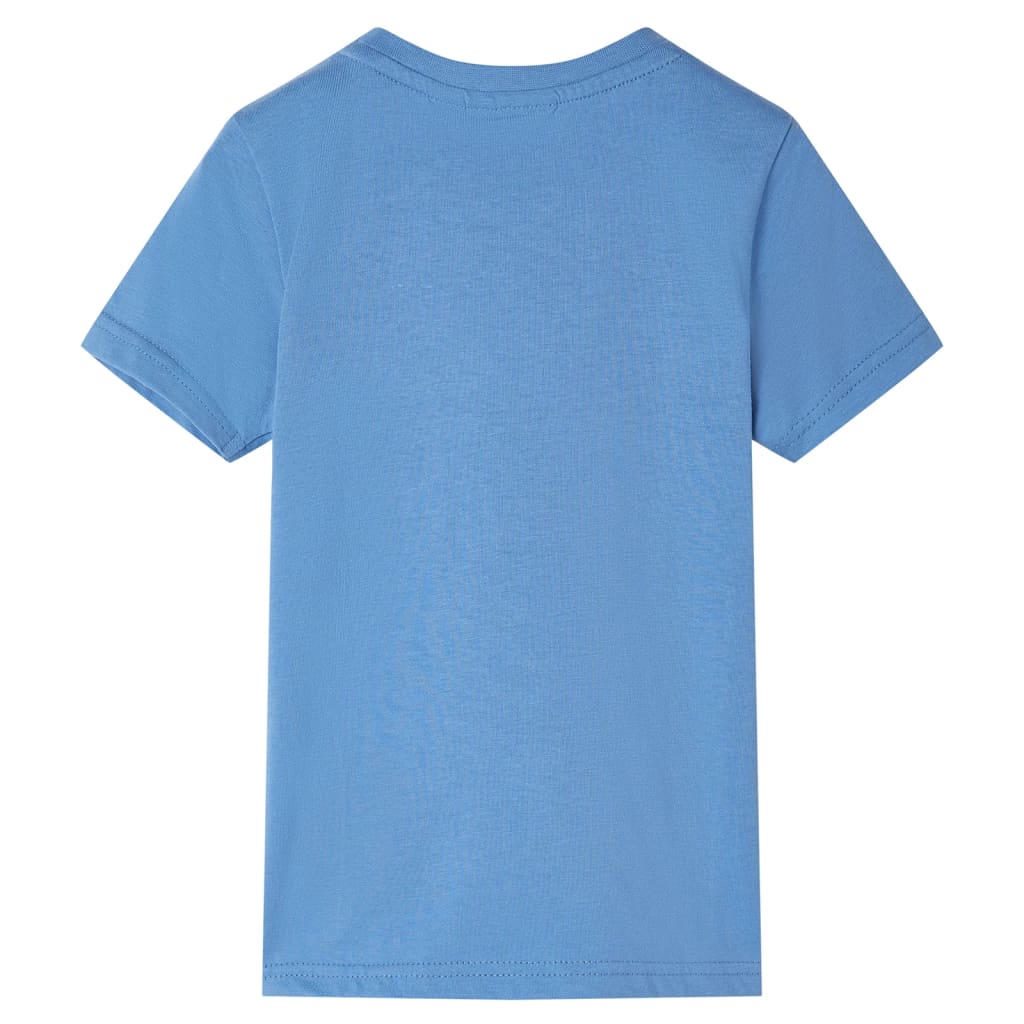 VidaXL Kindershirt met korte mouwen 104 middenblauw