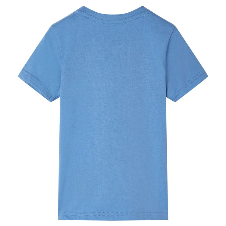 VidaXL Kindershirt met korte mouwen 140 middenblauw
