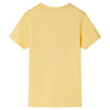 VidaXL Kindershirt met korte mouwen 92 geel