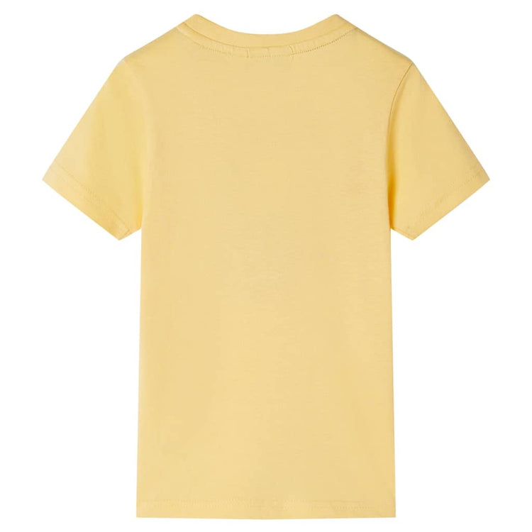VidaXL Kindershirt met korte mouwen 92 geel