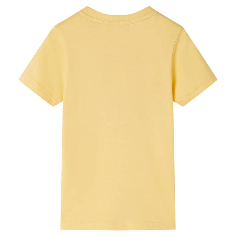 VidaXL Kindershirt met korte mouwen 116 geel