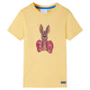 VidaXL Kindershirt met korte mouwen 128 geel