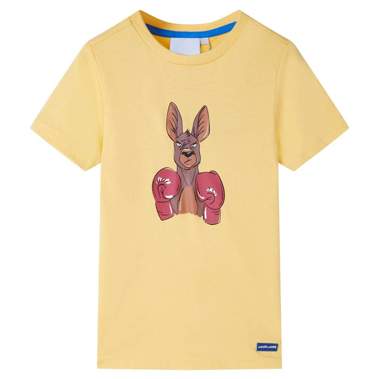 VidaXL Kindershirt met korte mouwen 140 geel