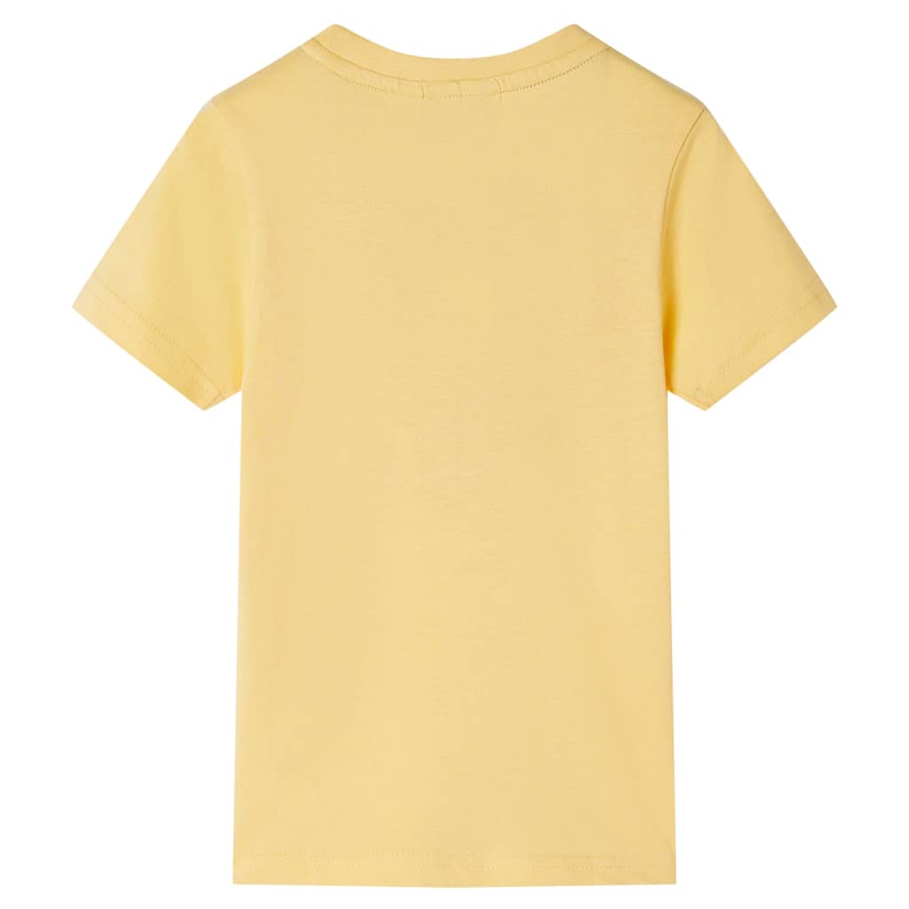 VidaXL Kindershirt met korte mouwen 140 geel