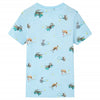 Vidaxl kindershirt 116 gemêleerd lichtblauw