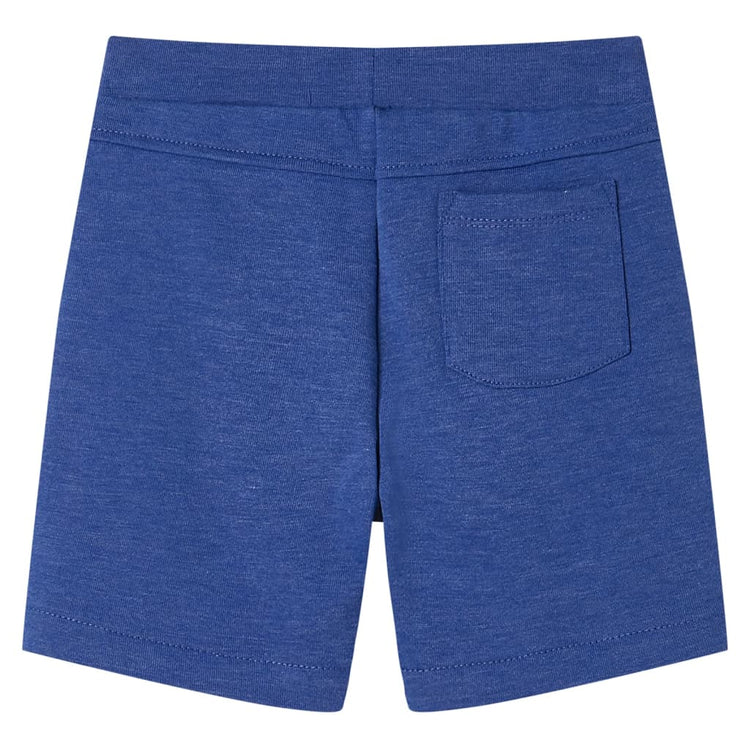 Vidaxl kindershorts met trekkoord 128 gemêleerd blauw