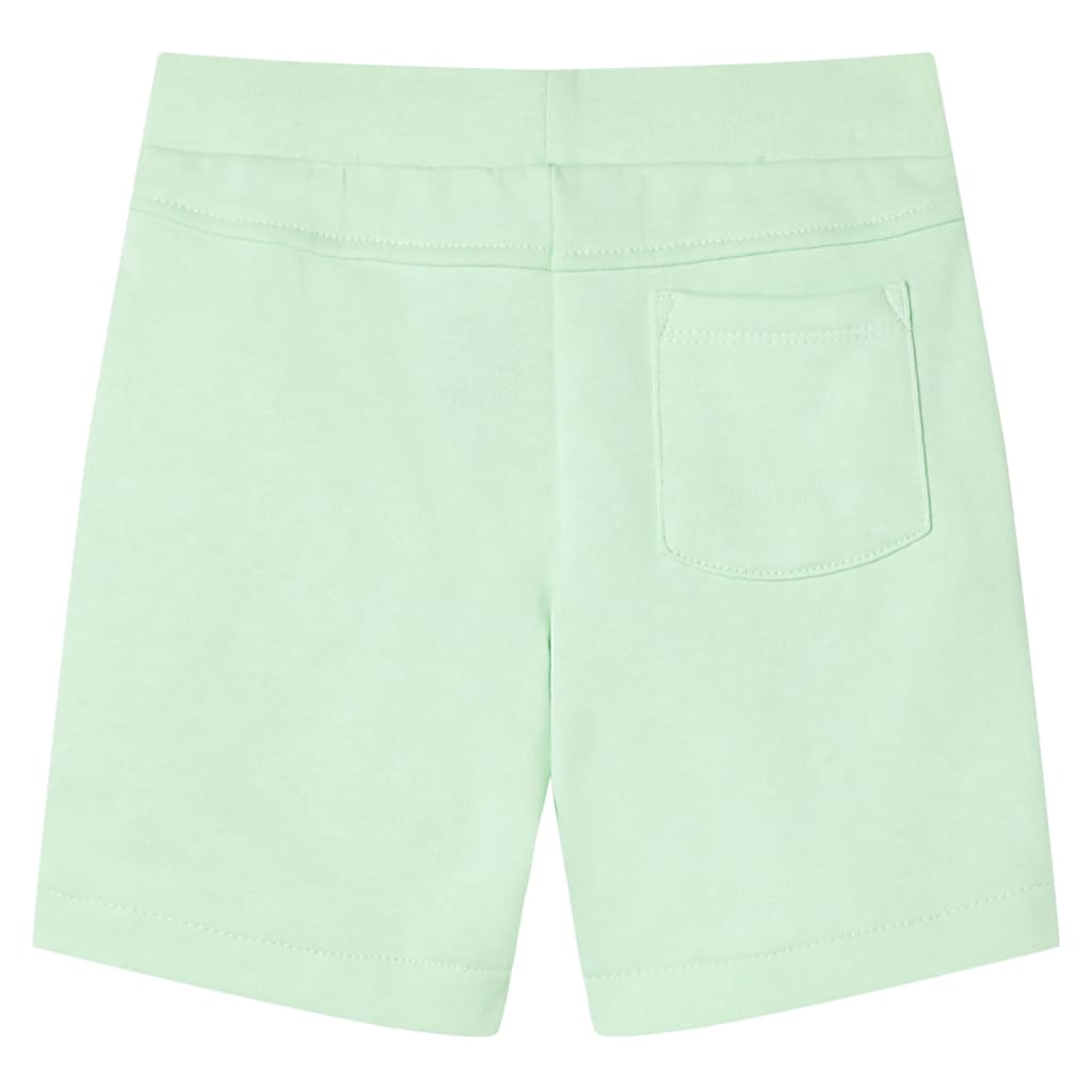 VidaXL Kindershorts met trekkoord 92 felgroen