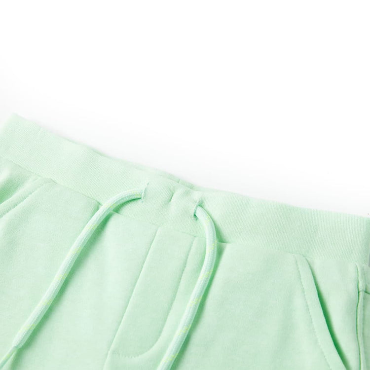 VidaXL Kindershorts met trekkoord 92 felgroen
