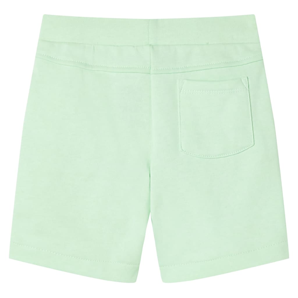 VidaXL Kindershorts met trekkoord 116 felgroen