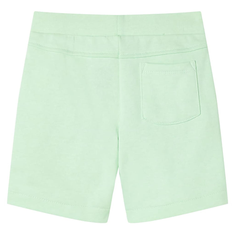 Vidaxl kindershorts met trekkoord 128 felgroen