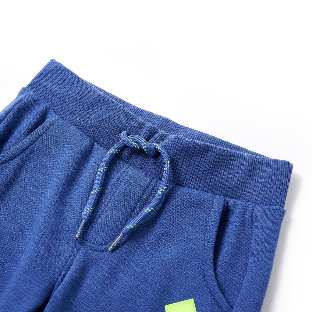 Vidaxl kinderjoggingbroek 116 gemêleerd blauw